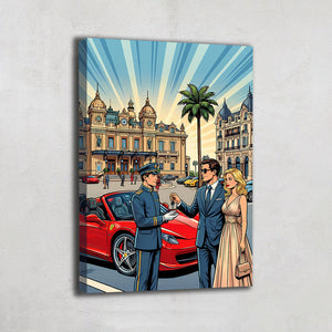 Tableau Peinture Monaco