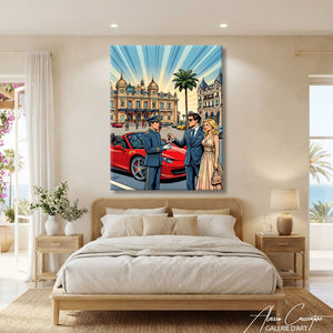 Toile Peinture Monaco