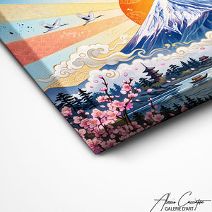 Art Mural Mont Fuji