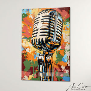 TABLEAU STREET ART MUSIQUE Alessio Cacciatore