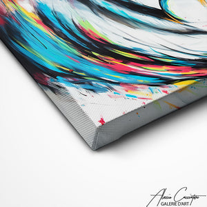 TABLEAU CHEVAL BLEU Alessio Cacciatore