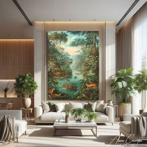 Tableau Foret Animaux