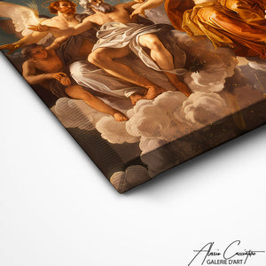 TABLEAU BAROQUE PAYSAGE Alessio Cacciatore