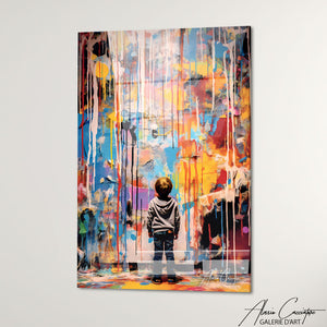 TABLEAU STREET ART COULEUR Alessio Cacciatore