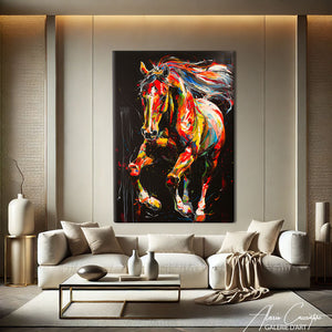 Cheval Sur Toile