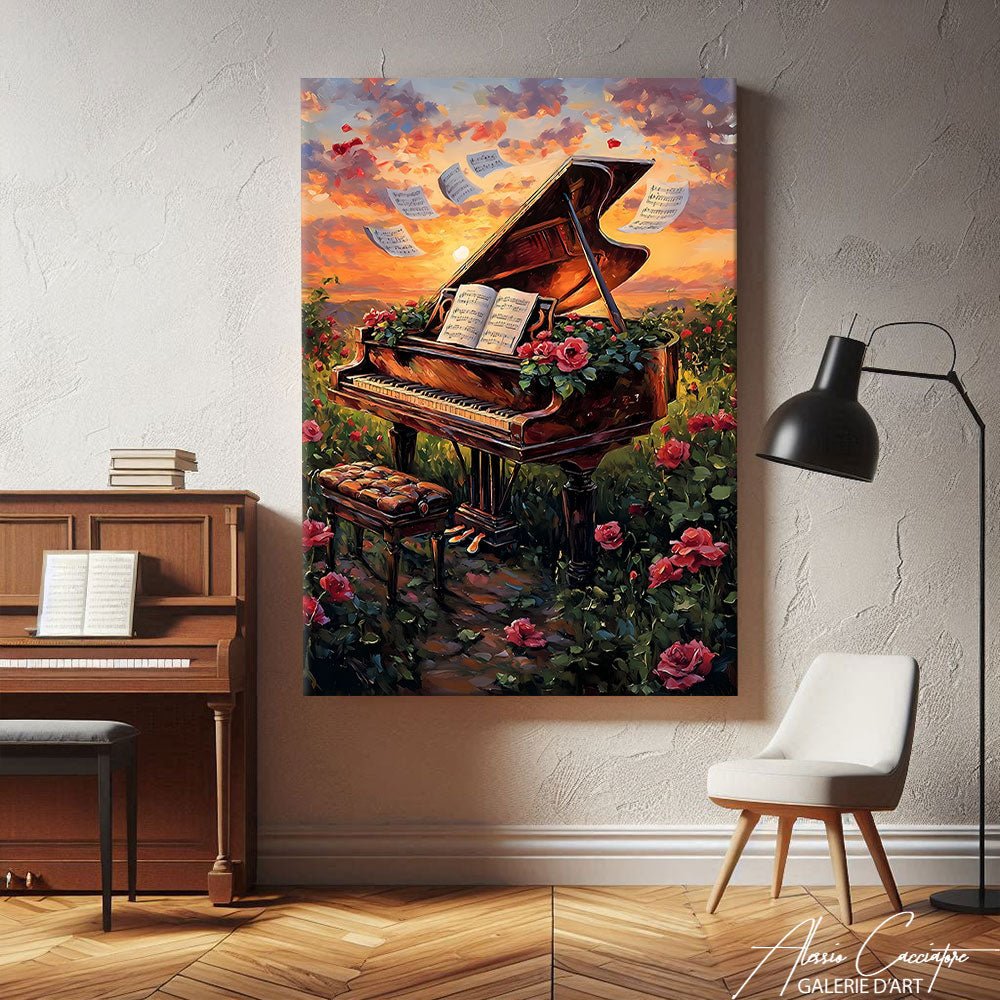 Toile Piano Musique