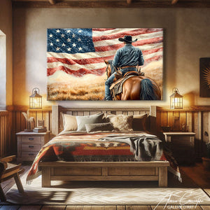 Tableau Cowboy Western