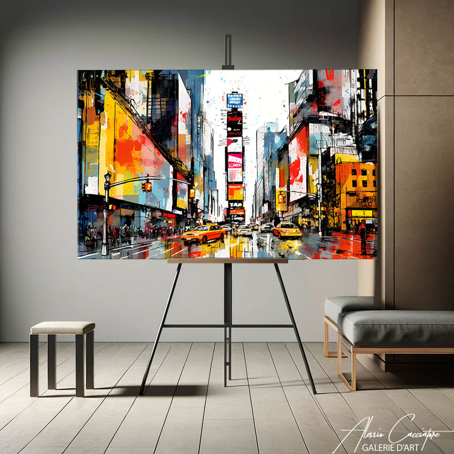 tableau street art new york – mise en situation