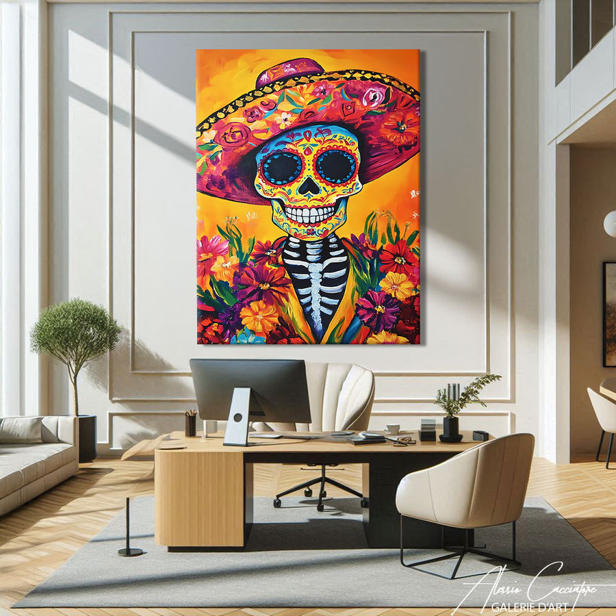Tableau tête de mort – mise en situation