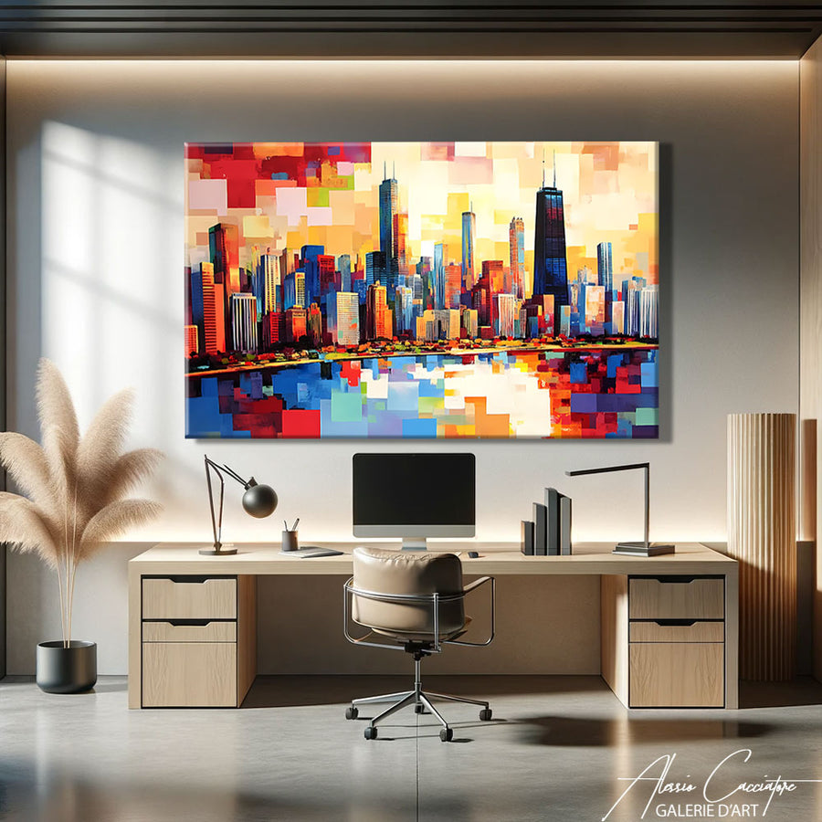 TABLEAU CHICAGO GÉOMÉTRIQUE – mise en situation