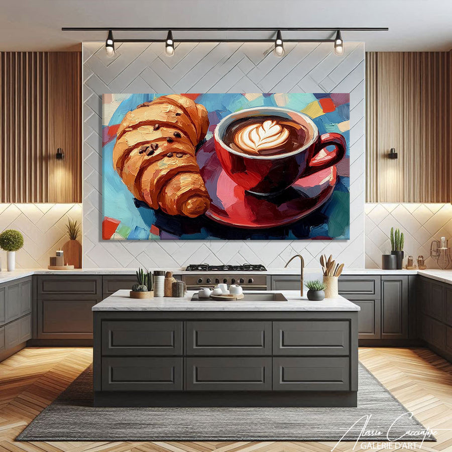 Tableau Cuisine Croissant – mise en situation