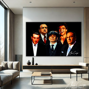 TABLEAU MAFIA ART BLACK