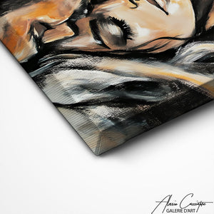 TABLEAU COUPLE ABSTRAIT Alessio Cacciatore