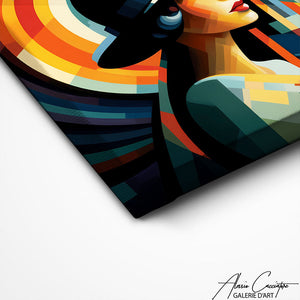 TABLEAU FEMME ART DECO Alessio Cacciatore