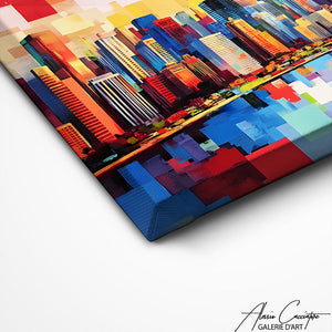 TABLEAU CHICAGO GÉOMÉTRIQUE Alessio Cacciatore