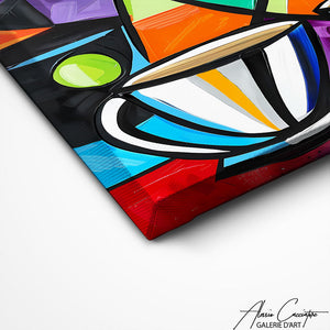 TABLEAU CUBISTE CUISINE Alessio Cacciatore