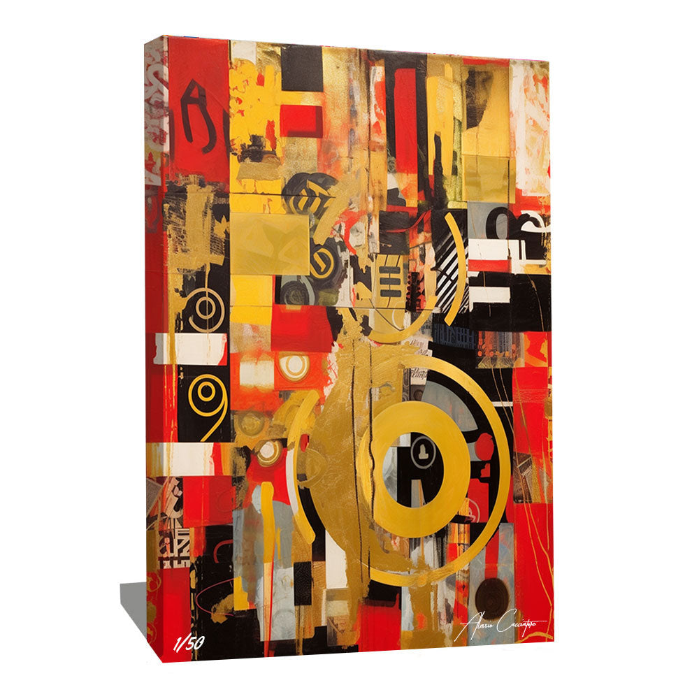Tableau Abstrait Design Alessio Cacciatore