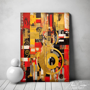 tableau abstrait moderne