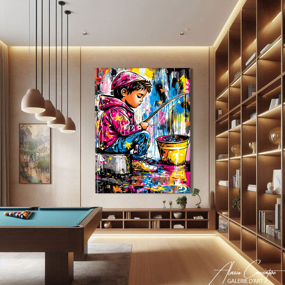 TABLEAU POP ART GRAFFFITI