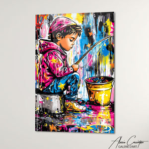 TABLEAU POP ART GRAFFITI Alessio Cacciatore