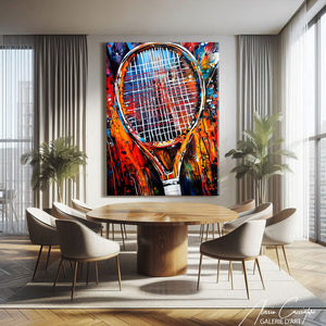 TABLEAU RAQUETTE DE TENNIS