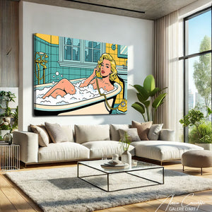 Décoration Murale Pop Art Salle De Bain