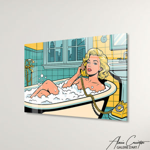 Cadre Pop Art Salle De Bain
