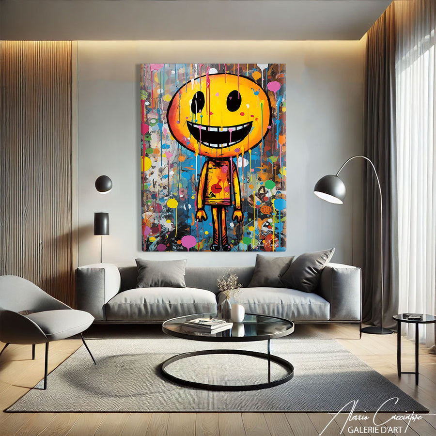 Impression Sur Toile Street Art – mise en situation