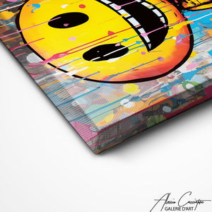 TABLEAU STREET ART EMOJI Alessio Cacciatore