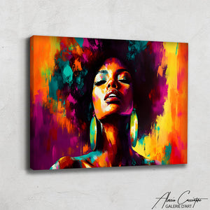 Toile Femme Afro