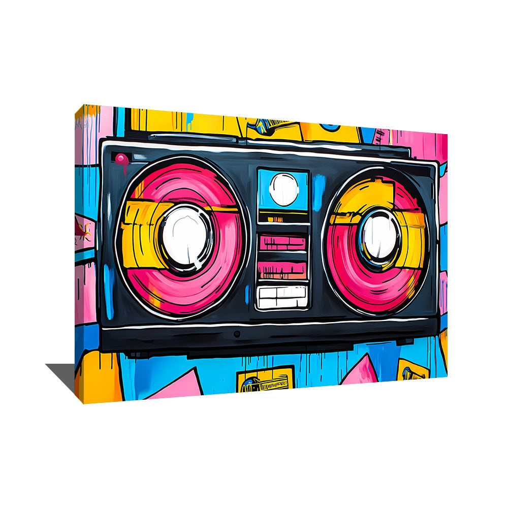 TABLEAU RADIO POP ART