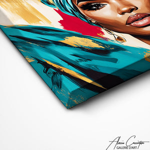 TABLEAU AFRICAINE PUISSANTE Alessio Cacciatore