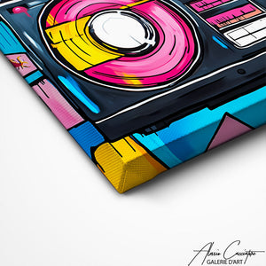 TABLEAU RADIO POP ART Alessio Cacciatore