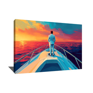 Tableau Bateau Contemporain