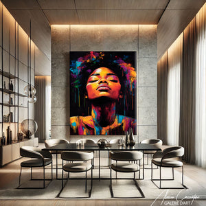 Art Africain Peinture Femme