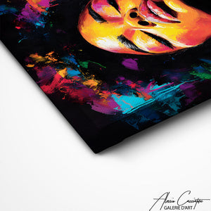 TABLEAU AFRICAINE POP ART Alessio Cacciatore
