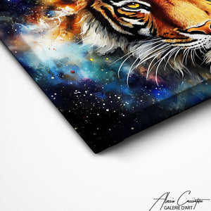 TABLEAU TIGRE TÊTE Alessio Cacciatore