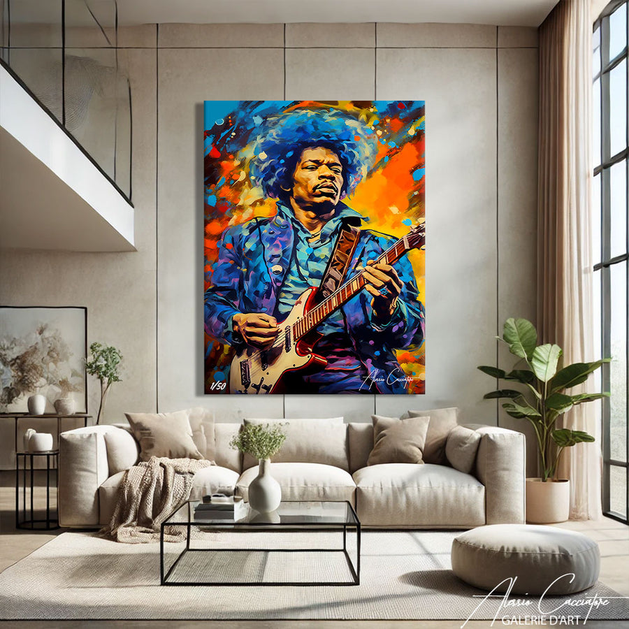 tableau jimi hendrix – mise en situation