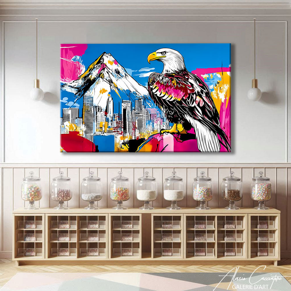 Tableau Nature Pop Art