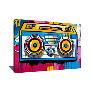 TABLEAU STREET ART MUSIQUE