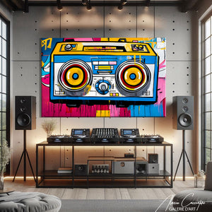 TABLEAU STREET ART MUSIQUE