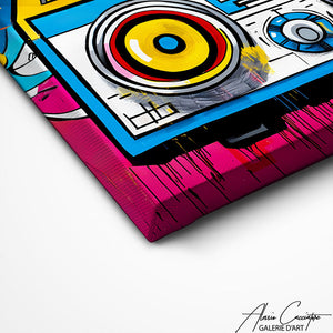 TABLEAU STREET ART MUSIQUE Alessio Cacciatore