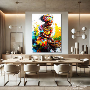 Tableau Afrique Couleur