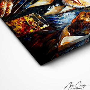 TABLEAU SINGE QUI FUME Alessio Cacciatore