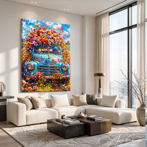 Décoration Murale Voiture Colore