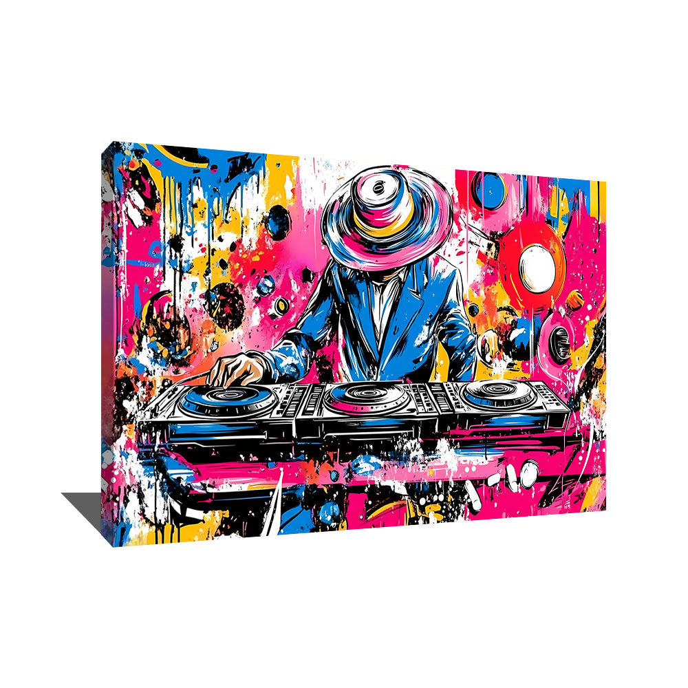 TABLEAU DJ STREET ART MODERNE