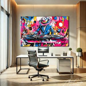 TABLEAU DJ STREET ART MODERNE