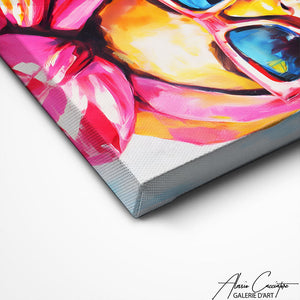 TABLEAU FEMME FUNKY AFRICAINE Alessio Cacciatore
