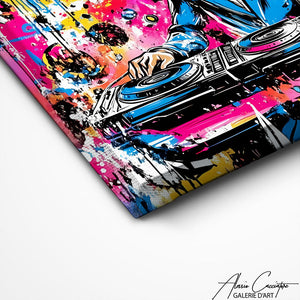 TABLEAU DJ STREET ART MODERNE Alessio Cacciatore
