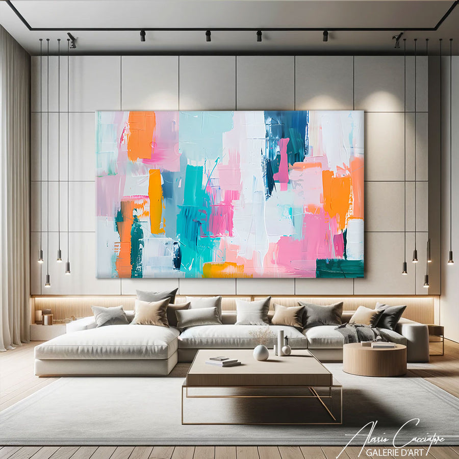 Tableau Déco Coloré – mise en situation